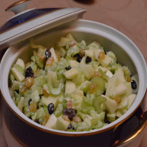 Salada Salsão e Maçã Verde